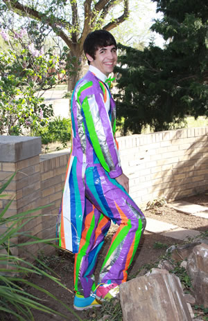 duct tape prom. Duct tape tux turns heads at