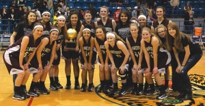 2013 Area Champion Lady Broncos ENTERPRISE PHOTO / KARI LINDSEY