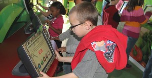 Clarendon Elementary students learn about agriculture last week when the Seed Survivor mobile educational trailer came to visit. Enterprise Photo / Roger Estlack 