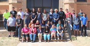 Clarendon High School’s 2014 UIL students placed in their district UIL academic contests at Amarillo College last Friday. Courtesy Photo