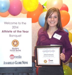 Deborah Howard named Scholar Athlete of the Year. Courtesy Photo