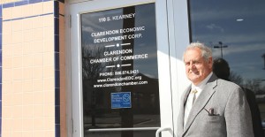 Jack King at the Clarendon Visitor Center. Enterprise Photo / R. Estlack