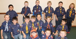 Clarendon Cub Scout Pack 437. Enterprise Photo / Roger Estlack