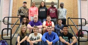 Clarendon High School athletes heading to the area track meet are (back) junior Clint Franks, sophomore Shaelyn Owiti, junior Berkeley Alexander, junior Keandre Cortez, sophomore Damarjae Cortez, (middle) freshman Jenci Hernandez, junior Seth Greer, junior Marshal Johnson, junior Bryce Grahn, (front) junior MaRae Hall, freshman Gavin Word, sophomore Colt Wood, and freshman Cameron Smith. CISD Photo / Suzanne Taylor