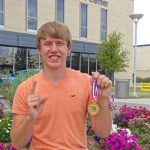 Chesson Sims, won the regional gold medal in Chemistry and will be competing in Austin for the State academic meet. 