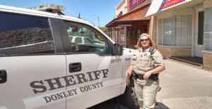 Deputy Miranda Betts is the newest officer with the Donley County Sheriff’s Department and is the first female deputy to work for the department since the 1970s. Enterprise Photo / Roger Estlack