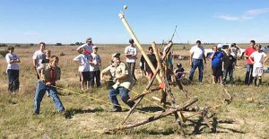 Clarendon Boy Scouts and Webelos Scouts at the second annual Boy Scout Catapult Competition held at Camp M.K. Brown Saturday, October 1, 2016.