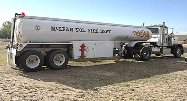 Hedley VFD receives tanker