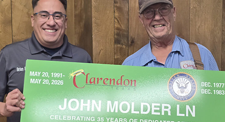 Molder recognized